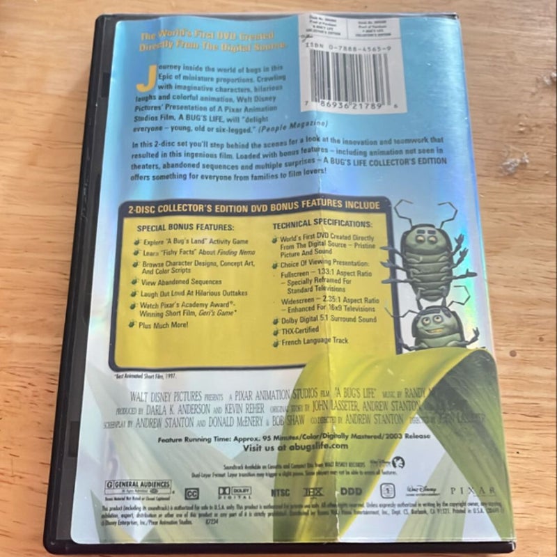 A Bug’s Life DVD
