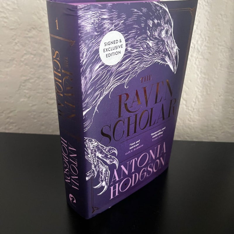 The Raven Scholar Waterstones Exclusive Signed