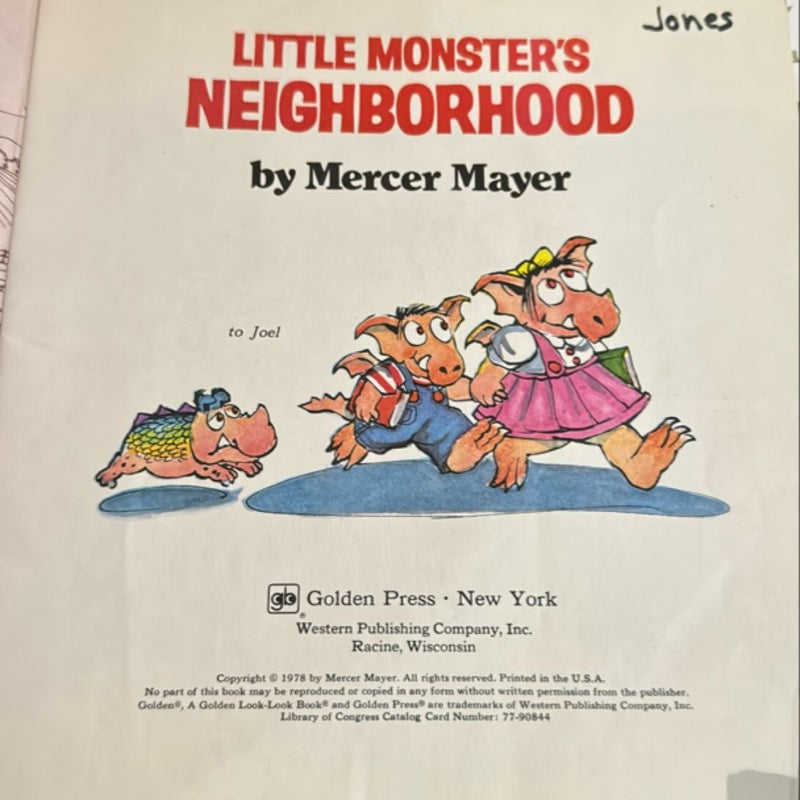 Little Monster's Neighborhood