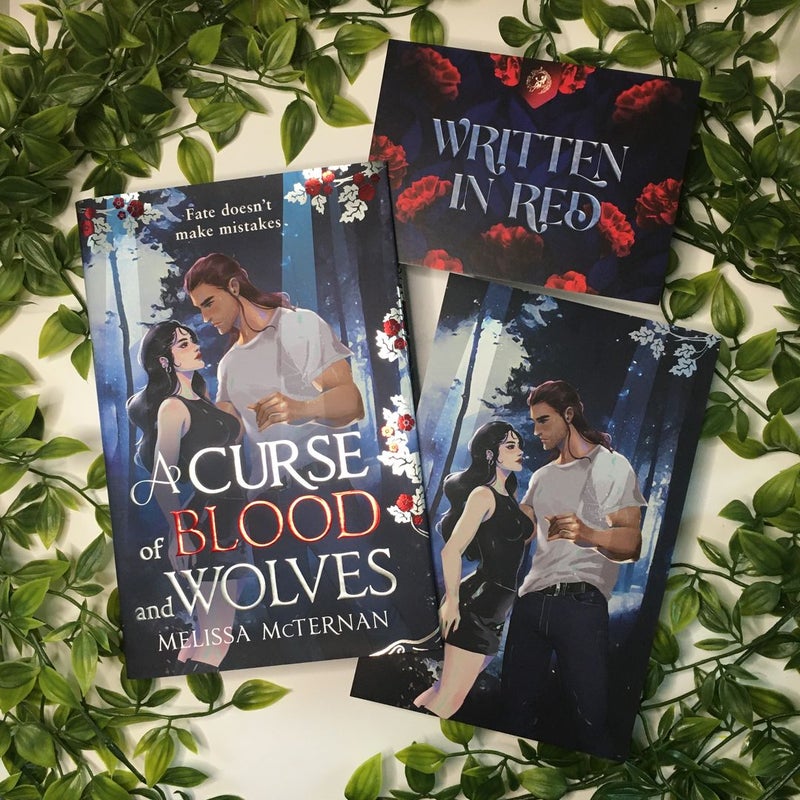 A Curse of Blood and Wolves FairyLoot Romantasy Exclusive SIGNED by Author / Sprayed Edges 