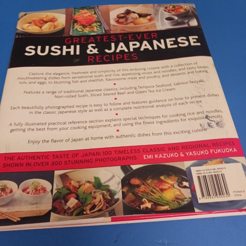 Greatest-Ever Sushi & Japanese  Recipes 