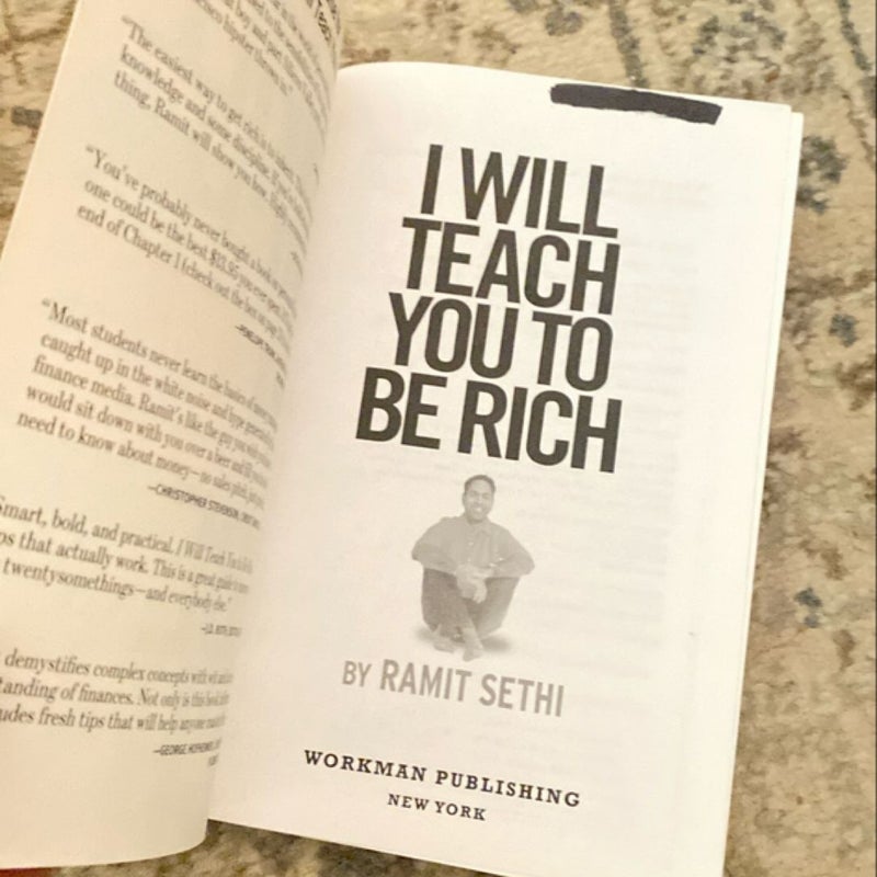 I Will Teach You to Be Rich