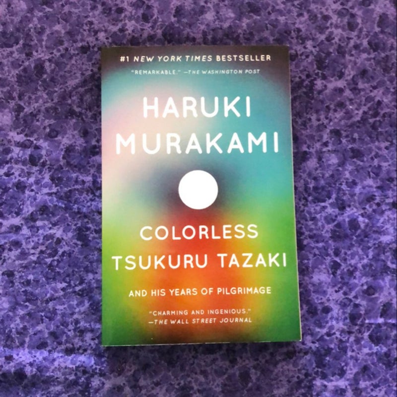 Colorless Tsukuru Tazaki and His Years of Pilgrimage