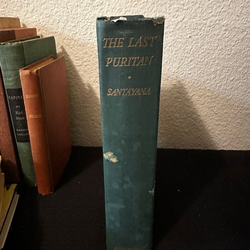 The Last Puritan-George Santayana First Edition/1st Printing 1936