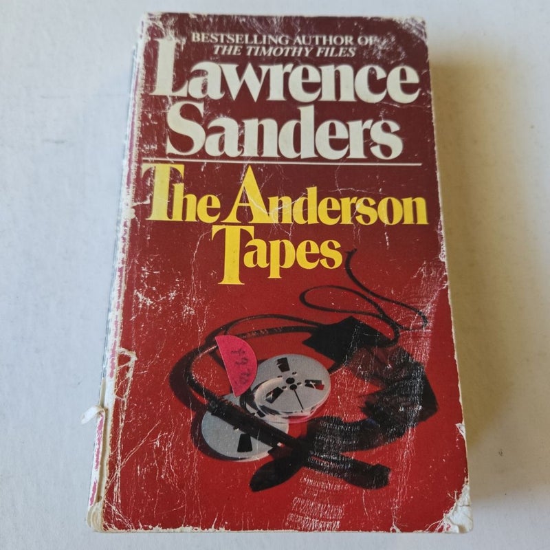 The Anderson Tapes Paperback novel super criminals 