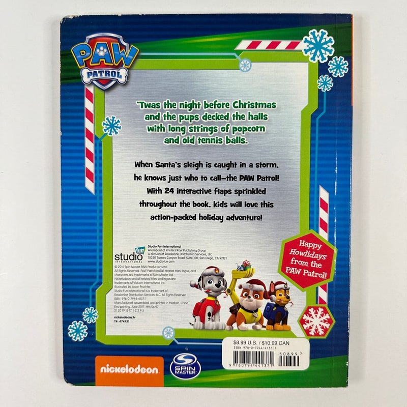 Nickelodeon Paw Patrol The Night Before Christmas, Lift the Flap (Board)