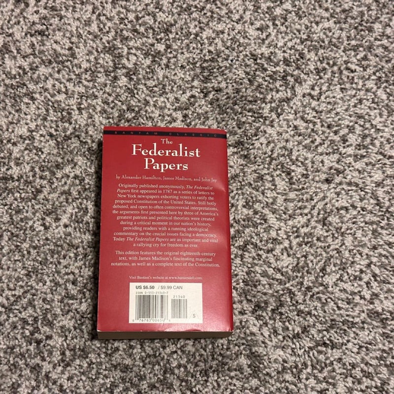 The Federalist Papers 