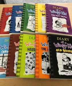 Diary of a Wimpy Kid 10 book bundle