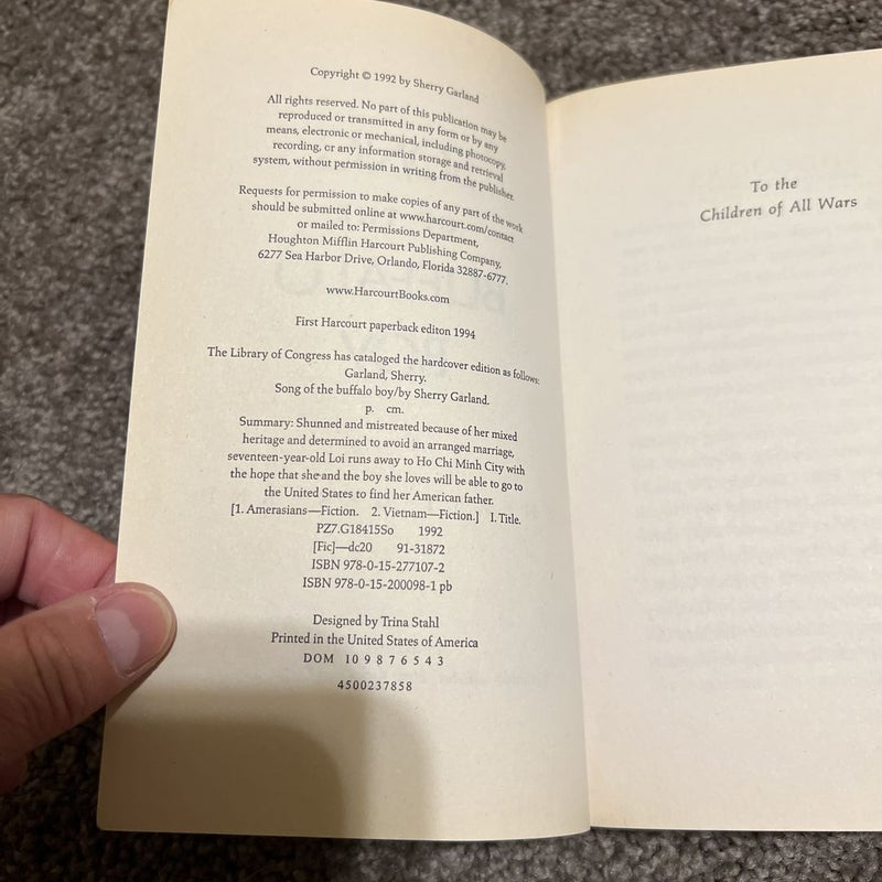 Song of the Buffalo Boy