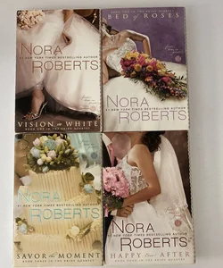 BUNDLE Vision in White, Bed of Roses, Savor the Moment, and Happy Ever After, Bride Quartet Series