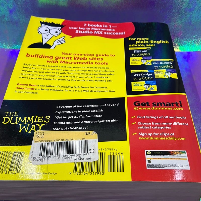 Macromedia Studio MX All-in-One Desk Reference for Dummies®