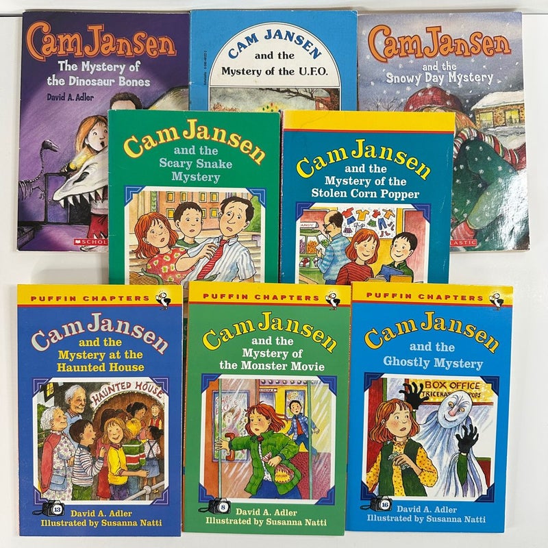 Cam Jansen book bundle, 8 books