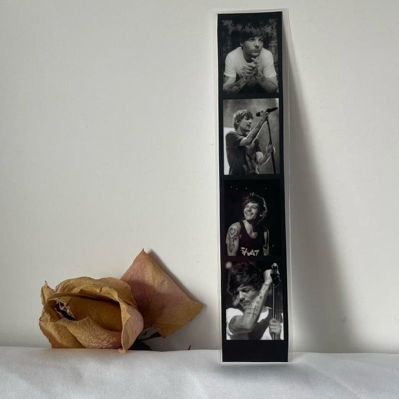 Louis Tomlinson mini photobooth strip bookmark