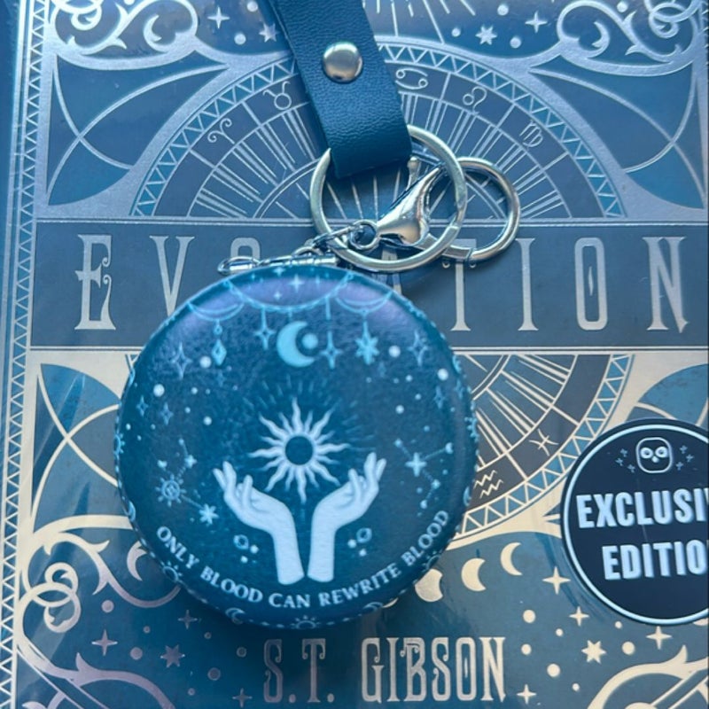 Owlcrate exclusive Evocation and keychain mirror