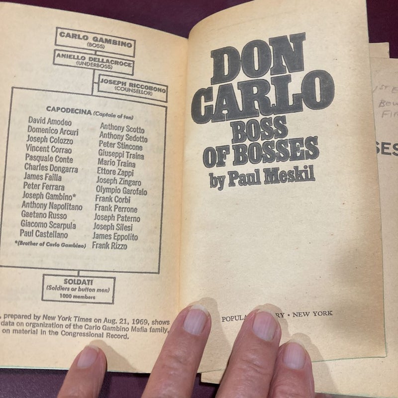 Don Carlos Boss of Bosses