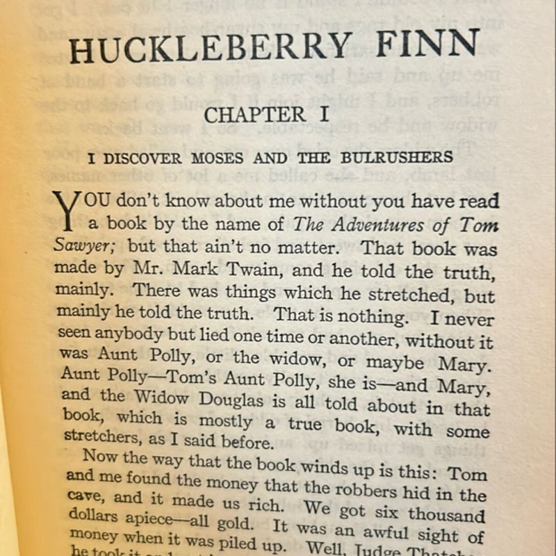 🌟Vintage 1918 Huckleberry Finn