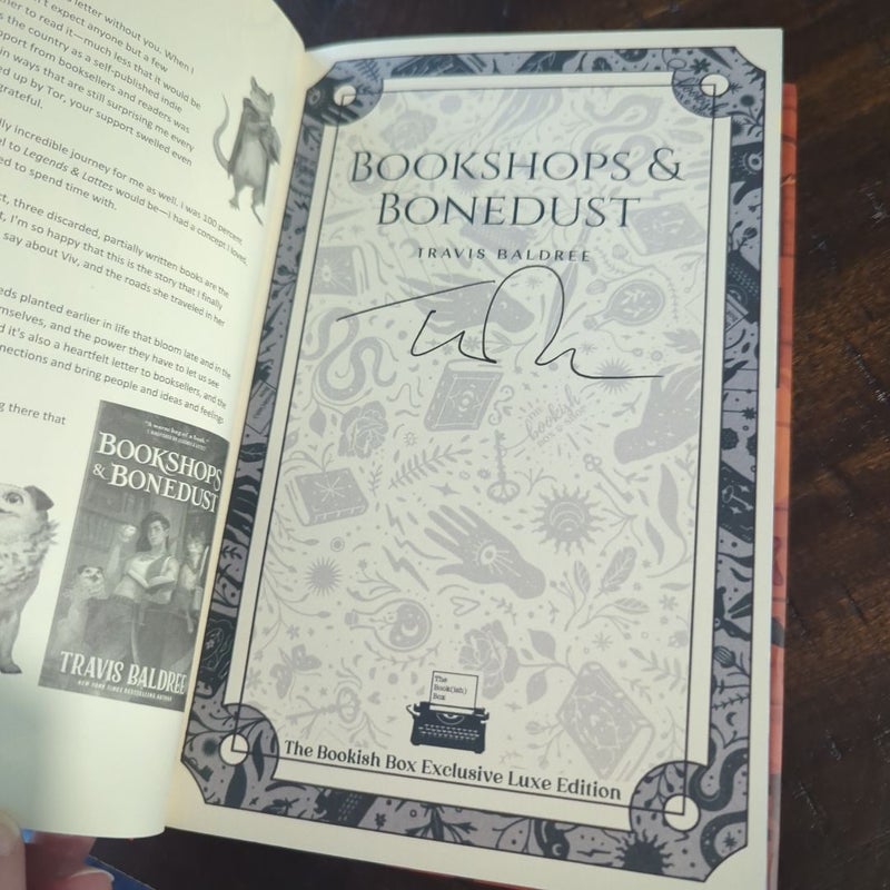 Bookshops & Bonedust SIGNED