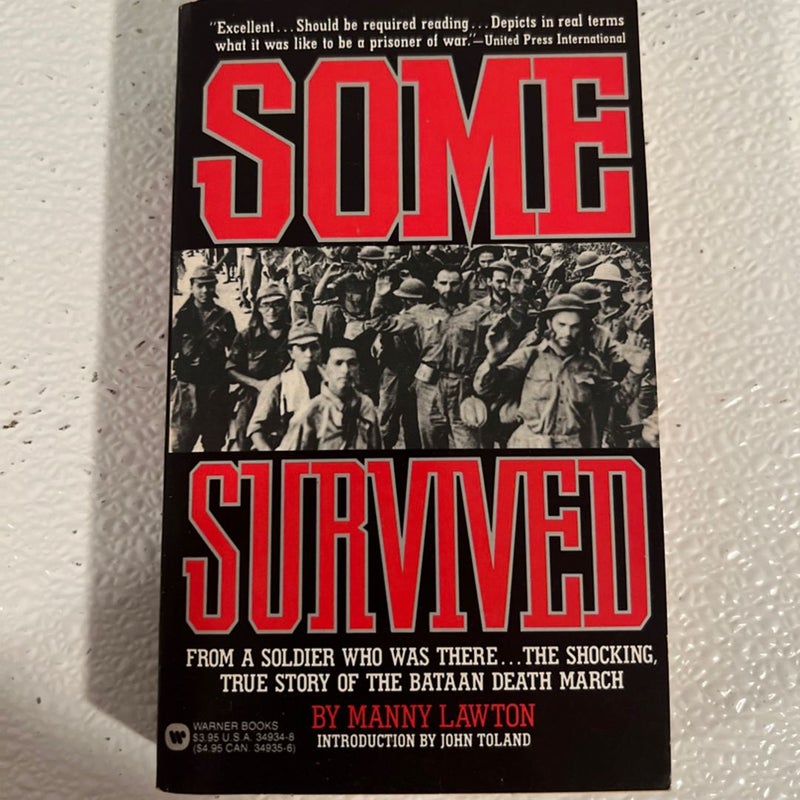 Some Survived War Biography Paperback Book by Manny Lawton Military 1984