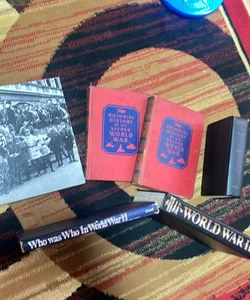 6 Hardcover books WW2 , Adolf Hitler pictorial history WW2 