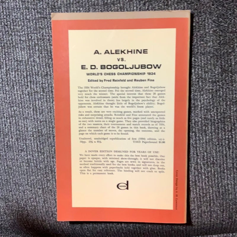 A Alekhine vs. E D Bogoljubow