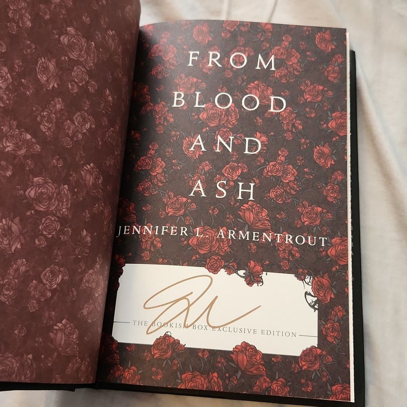 From Blood and Ash 1-3 shops Bookish Box