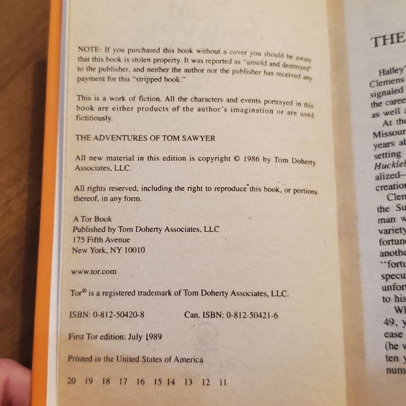 The Adventures of Tom Sawyer