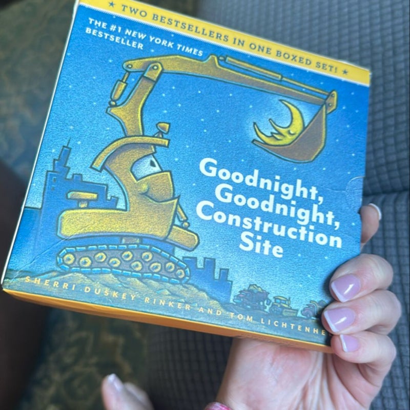 Goodnight, Goodnight, Construction Site and Steam Train, Dream Train Board Books Boxed Set