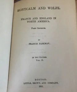 Montcalm and Wolfe II, Centennial Edition