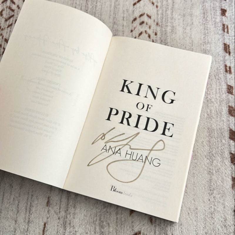 King of Pride (SIGNED BY AUTHOR)