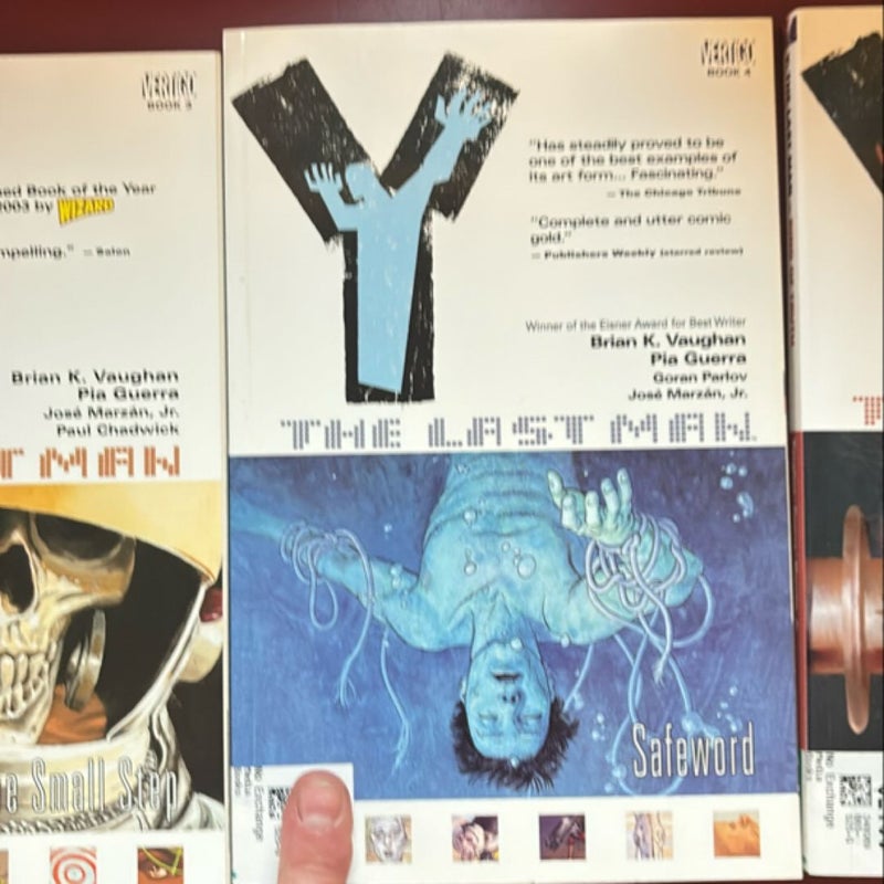 Last Y Man Lot of 4: Book 1, 3, 4, & 5 