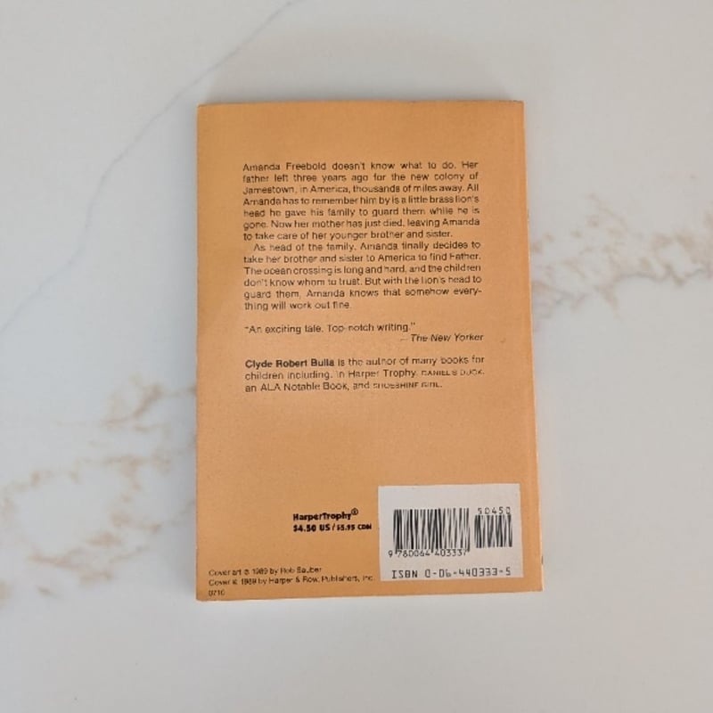 A Lion to Guard Us **SIGNED BY AUTHOR** by Clyde Robert Bulla ...