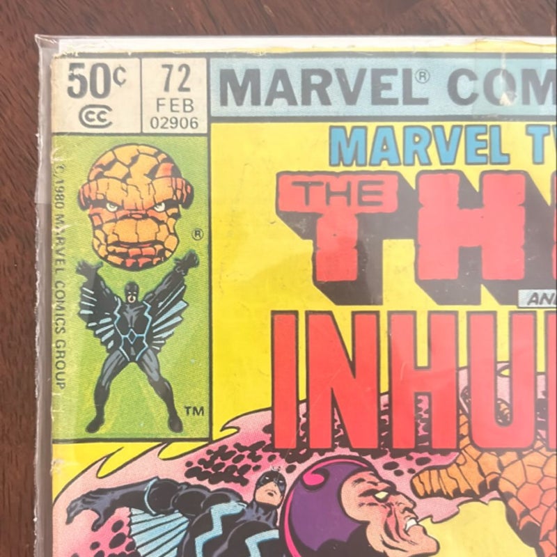 Marvel Two-in-One #72