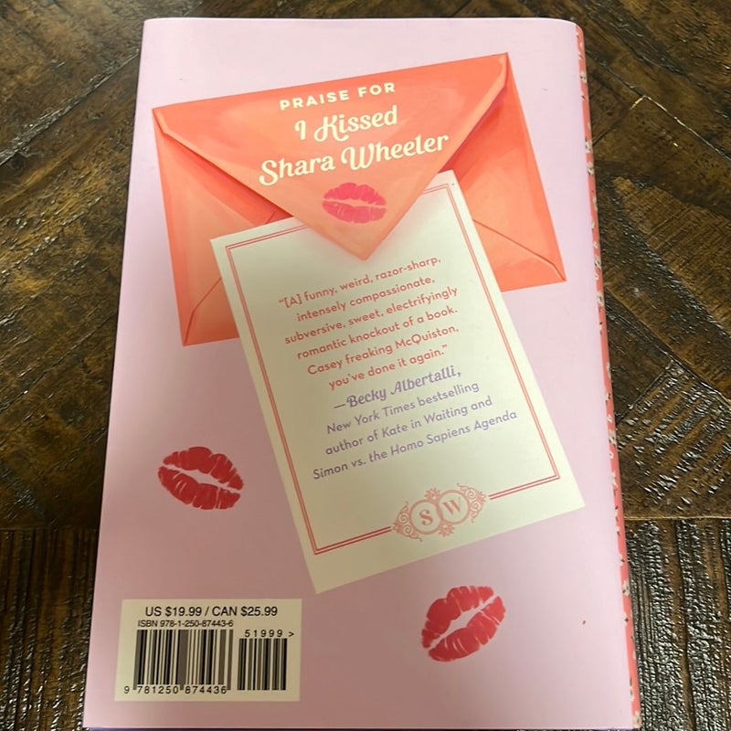 I Kissed Shara Wheerler Barnes and Nobles edition 