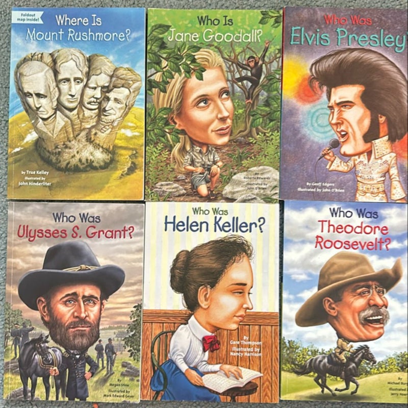 6 “Who was?” Books