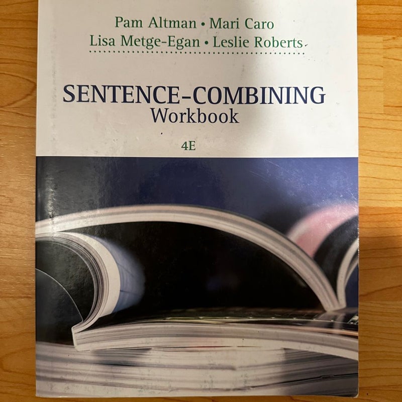 Sentence-Combining Workbook