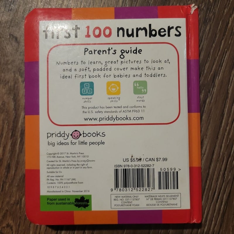 First 100 Board Books First 100 Numbers