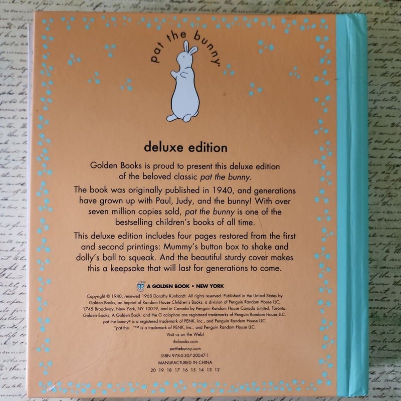 Pat the Bunny Deluxe Edition (Pat the Bunny)