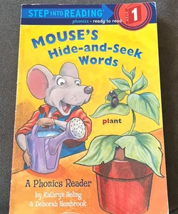 Mouse's Hide-and-Seek Words