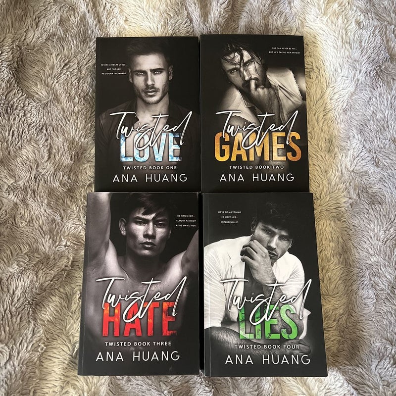 Twisted Love Series Bundle OOP Covers by Ana Huang, Paperback