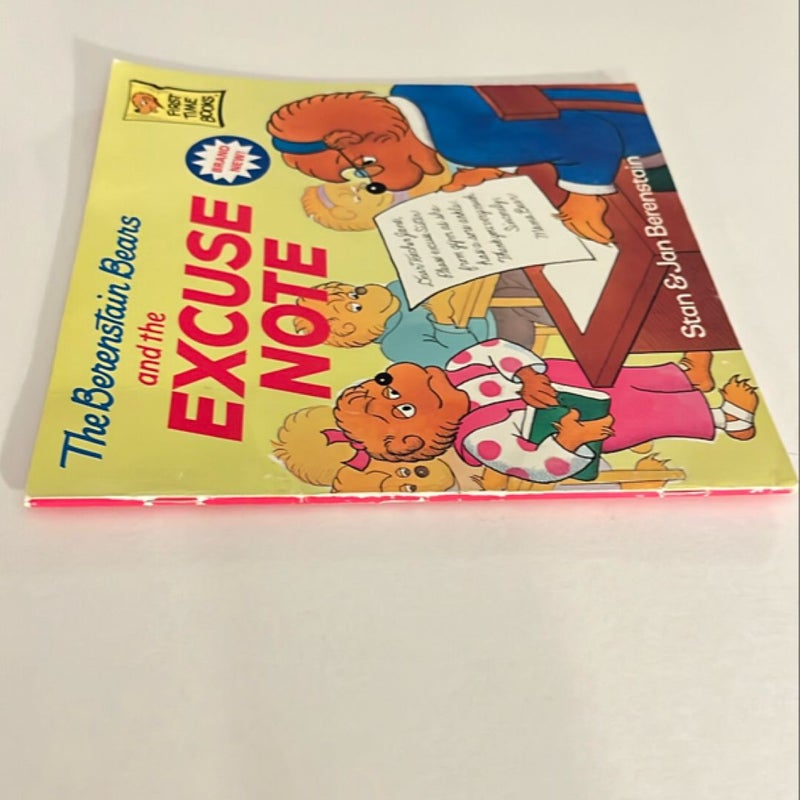 The Berenstain Bears and the Excuse Note