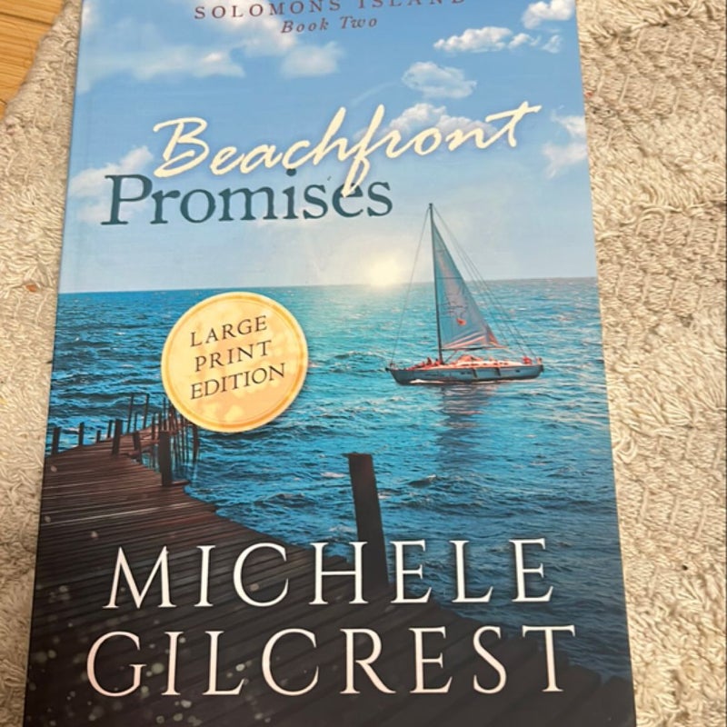 Beachfront Promises Large Print (Solomons Island Series Book 2)