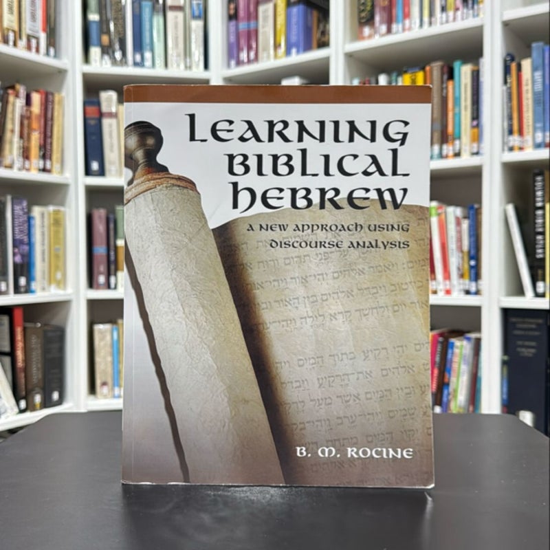 Learning Biblical Hebrew