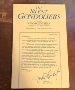 THE SILENT GONDOLIERS- Special Reader’s Edition (ARC/Proof) 