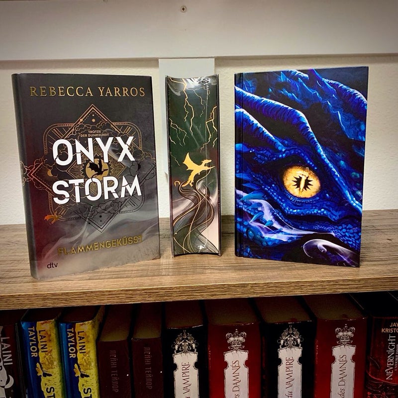 SEALED Onyx Storm German Special Edition Flammengeküsst Rebecca Yarros Hardcover