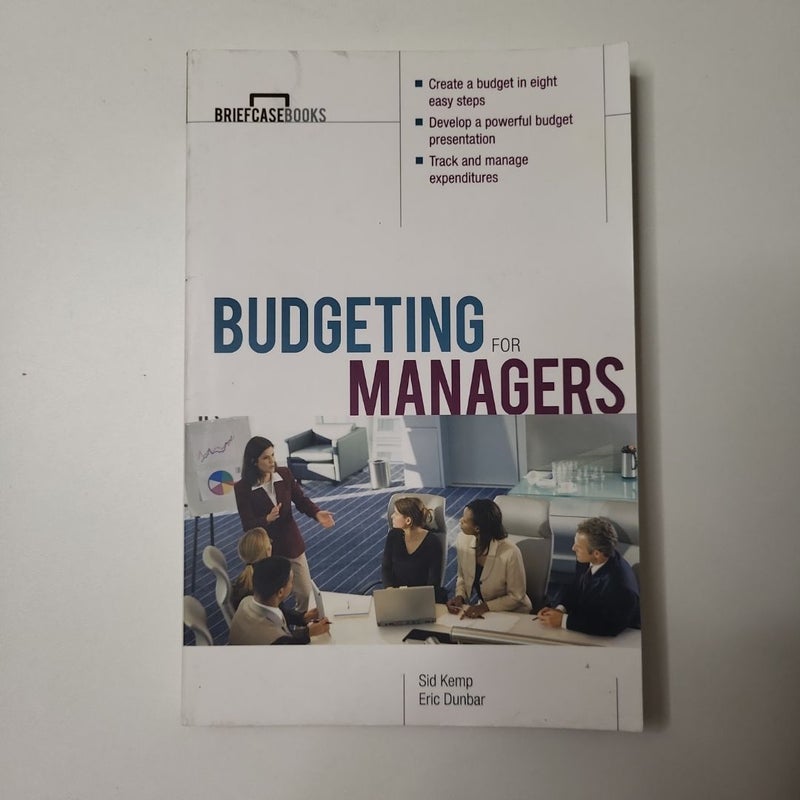 Budgeting for Managers