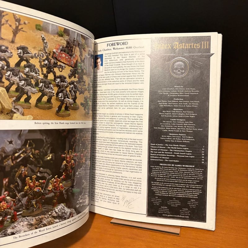 Warhammer 40k: Index Astartes III, Space Marine Lore Codex by Graham ...