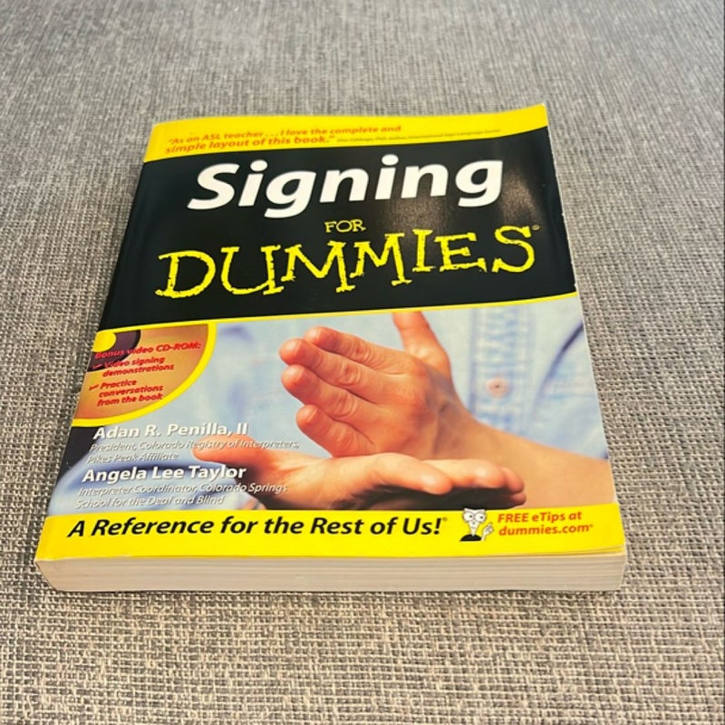 Signing for Dummies®