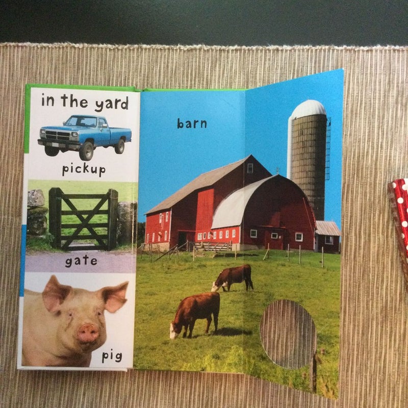 Priddy Baby Lift-The-flap: Farm and Baby Touch  and Feel Tractor