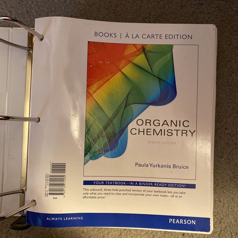 Organic Chemistry, Books a la Carte Edition