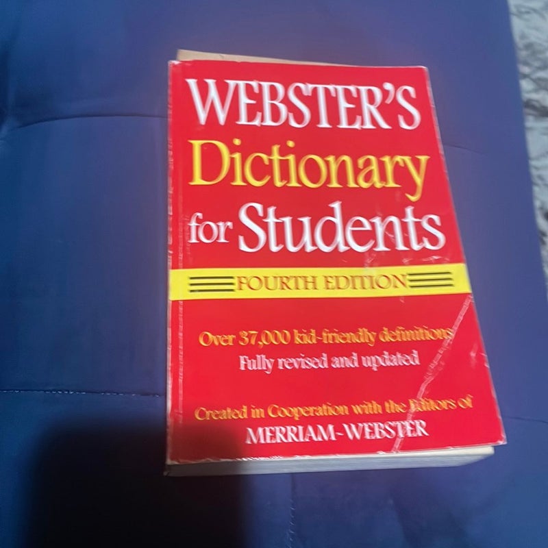 Webster's Dictionary for Students, Fourth Edition